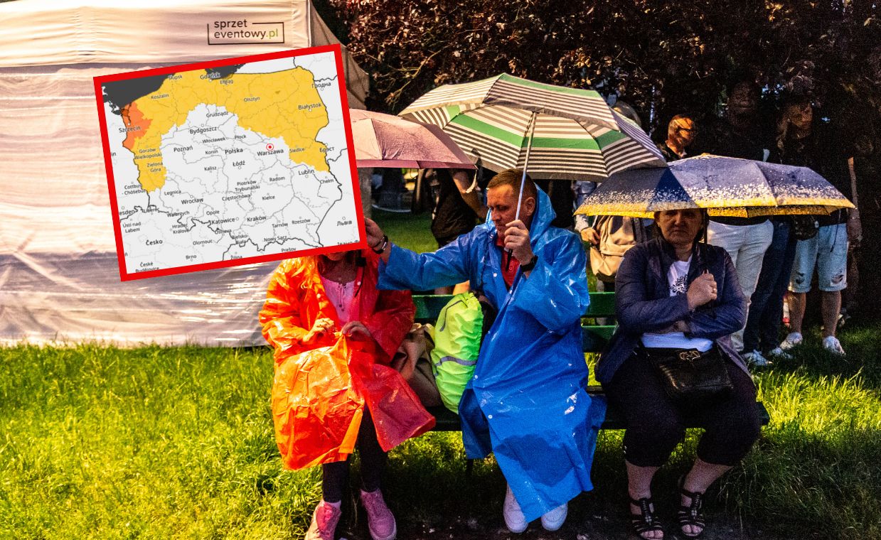 Front burzowy przejdzie przez północ Polski. Wydano alerty