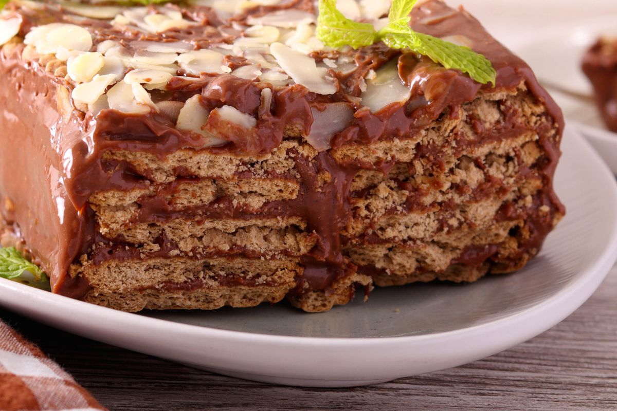 Kiedy mam ochotę na słodką przekąskę, robię to ciasto. 20 minut i gotowe