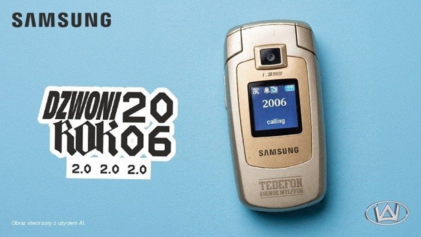 Tede po 20 latach znów w kampanii Samsunga