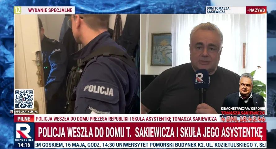 Prokuratura wszczęła śledztwo w sprawie interwencji policji u Sakiewicza