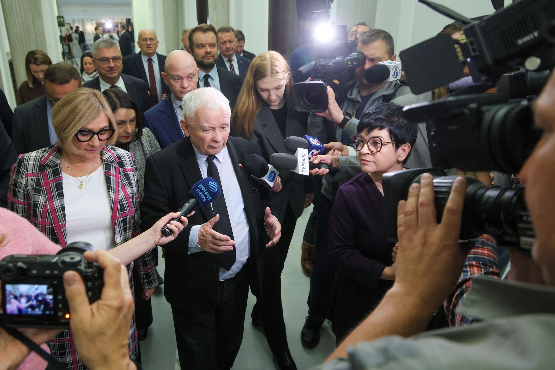 Kaczyński o Hołowni: "To nie moja parafia"