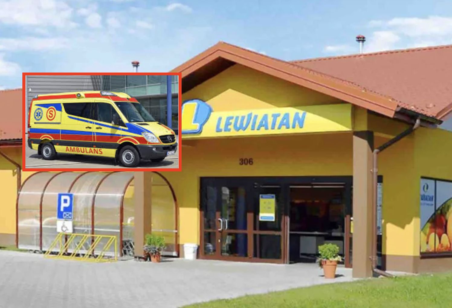 Tragedia w Dopiewie. Zakrwawiony mężczyzna w sklepie