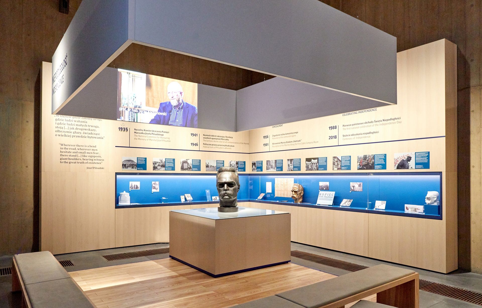 "Architektura pamięci". Wystawa w 90. rocznicę śmierci Józefa Piłsudskiego