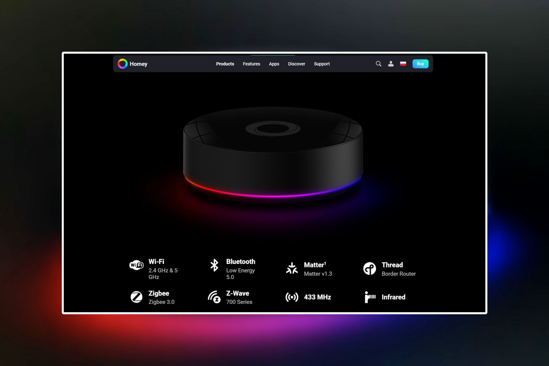 Homey Pro z dłuższym wsparciem. Co najmniej do 2031 roku