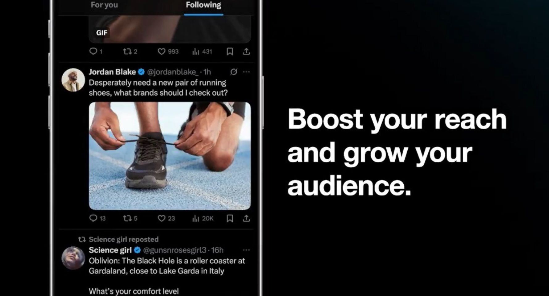 X wprowadza promocję postów. Na razie działa tylko w USA