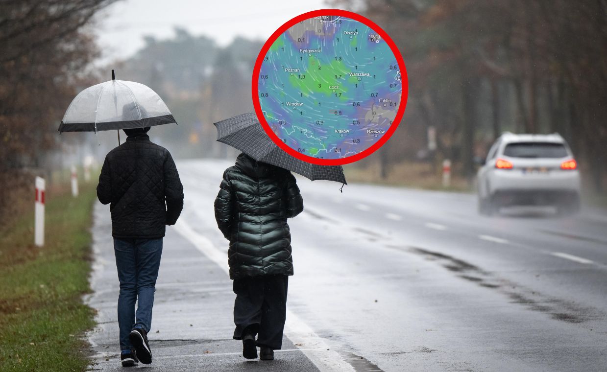 Załamanie pogody już w tym tygodniu. Cała Polska w deszczu