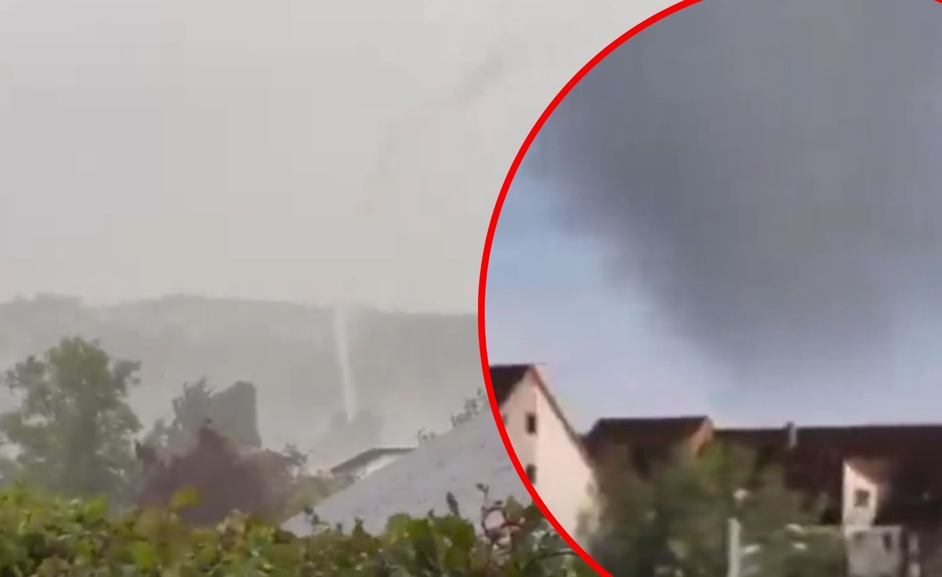 Armagedon pogodowy w Niemczech. Tornado i ofiara śmiertelna