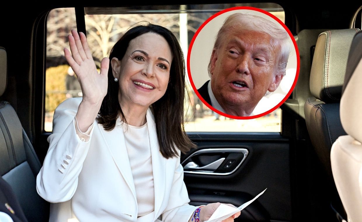 Trump zadowolony z gestu Machado. "To wspaniała kobieta"