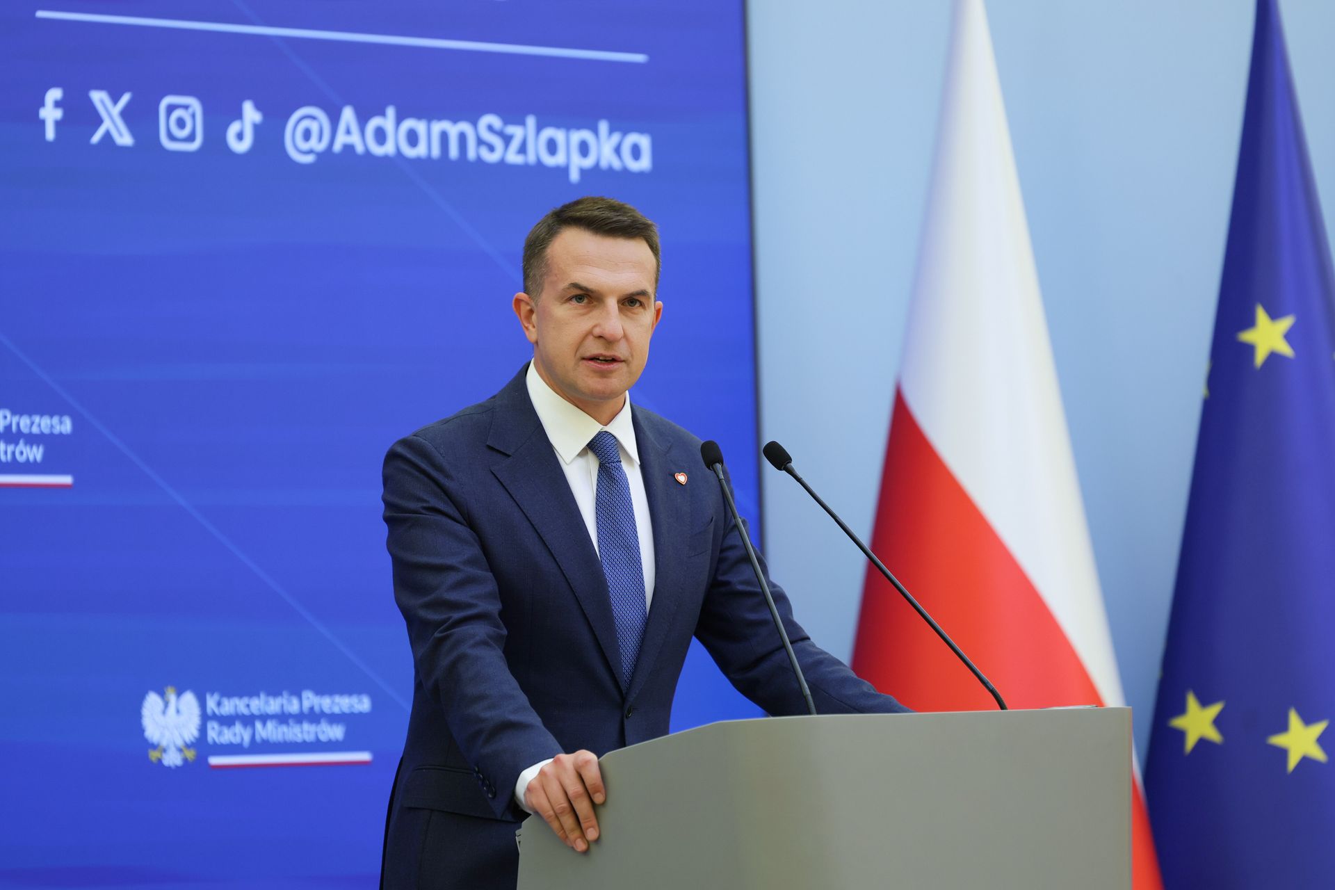 Eksplozja drona w Osinie. Szłapka: "Procedury zadziałały"