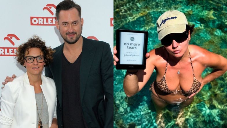 Żona Marcina Prokopa eksponuje sylwetkę w panterkowym bikini (FOTO)