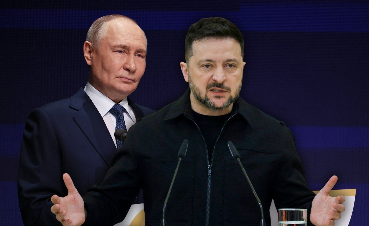 Zełenski o Putinie: Wyraża gotowość do spotkań