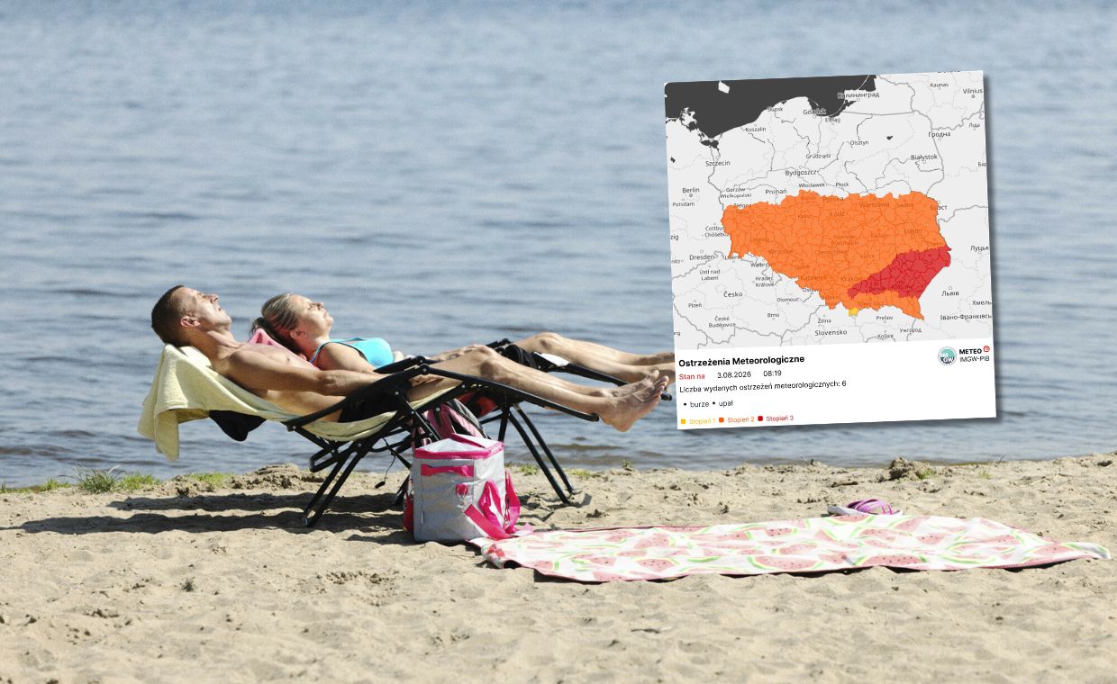 Czerwony alarm przed skwarem. Tu będzie dziś najgorzej