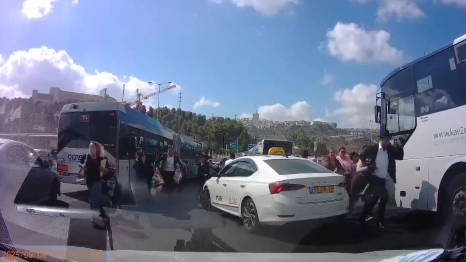 Zamach w Jerozolimie. Przerażające nagranie z ataku