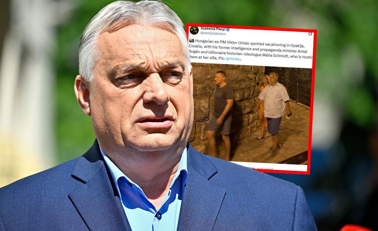 Orban pluska się w Adriatyku. Poleciał prywatnym odrzutowcem?