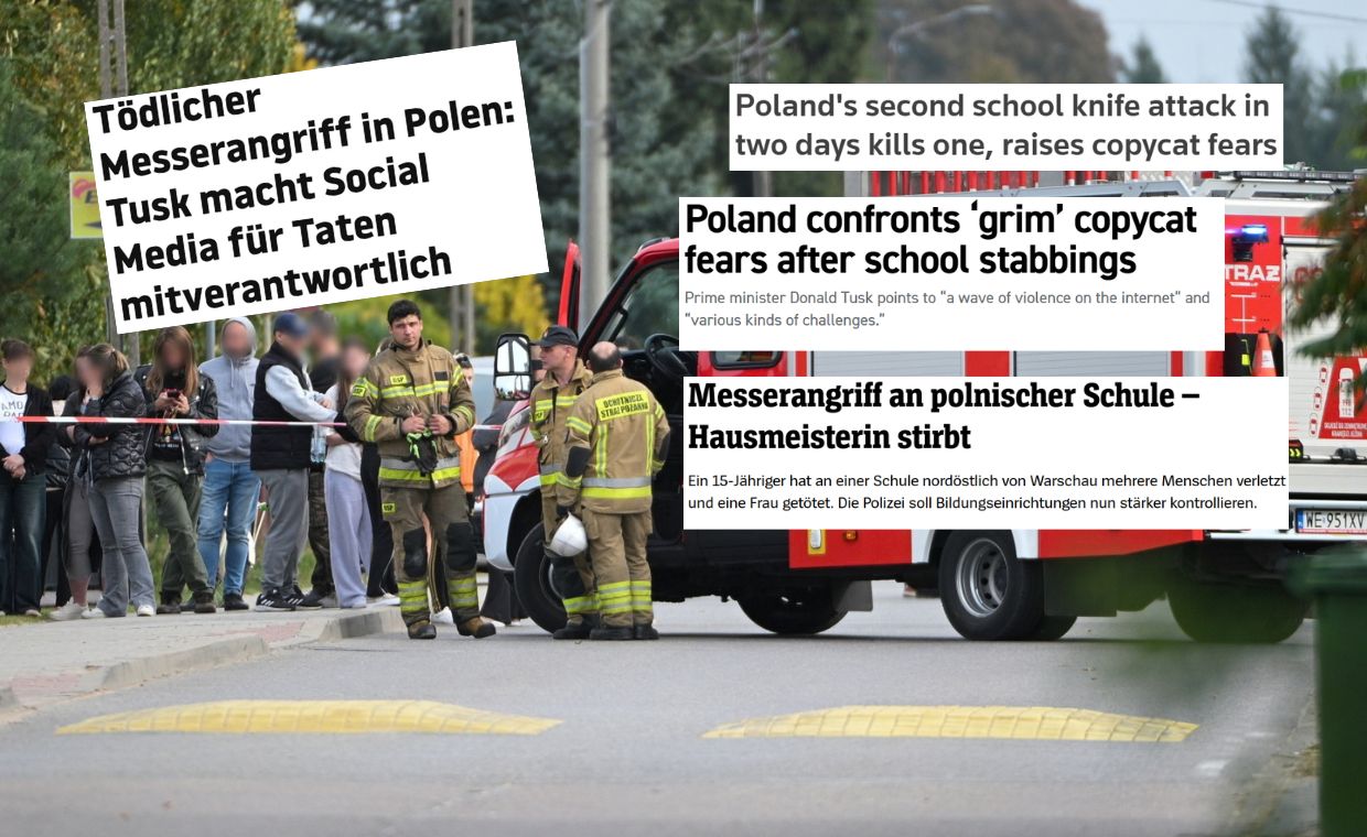 Tak świat pisze o Polsce. Strach po atakach w szkołach