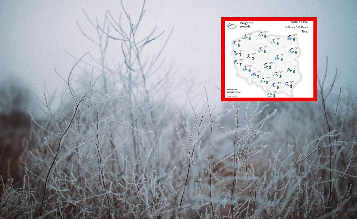 Przymrozki w Polsce. W tych rejonach może być naprawdę zimno