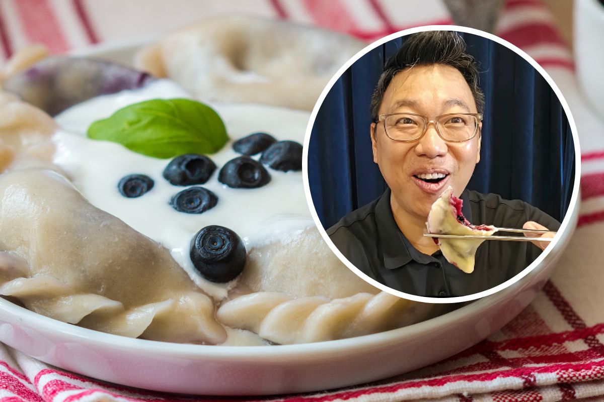 Koreańczyk spróbował uwielbianych w Polsce pierogów. Reakcja mówi sama za siebie