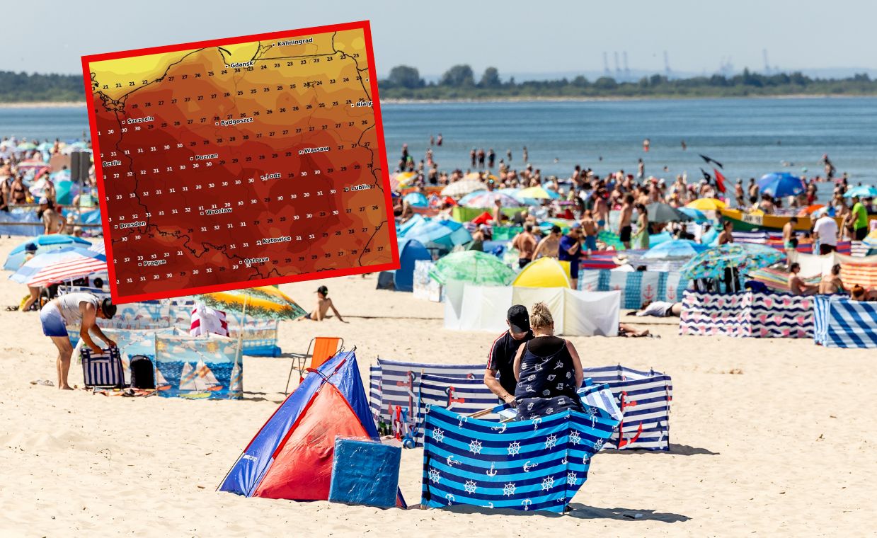 Upał nadciąga do Polski. Wyż Inez przyniesie wysokie temperatury