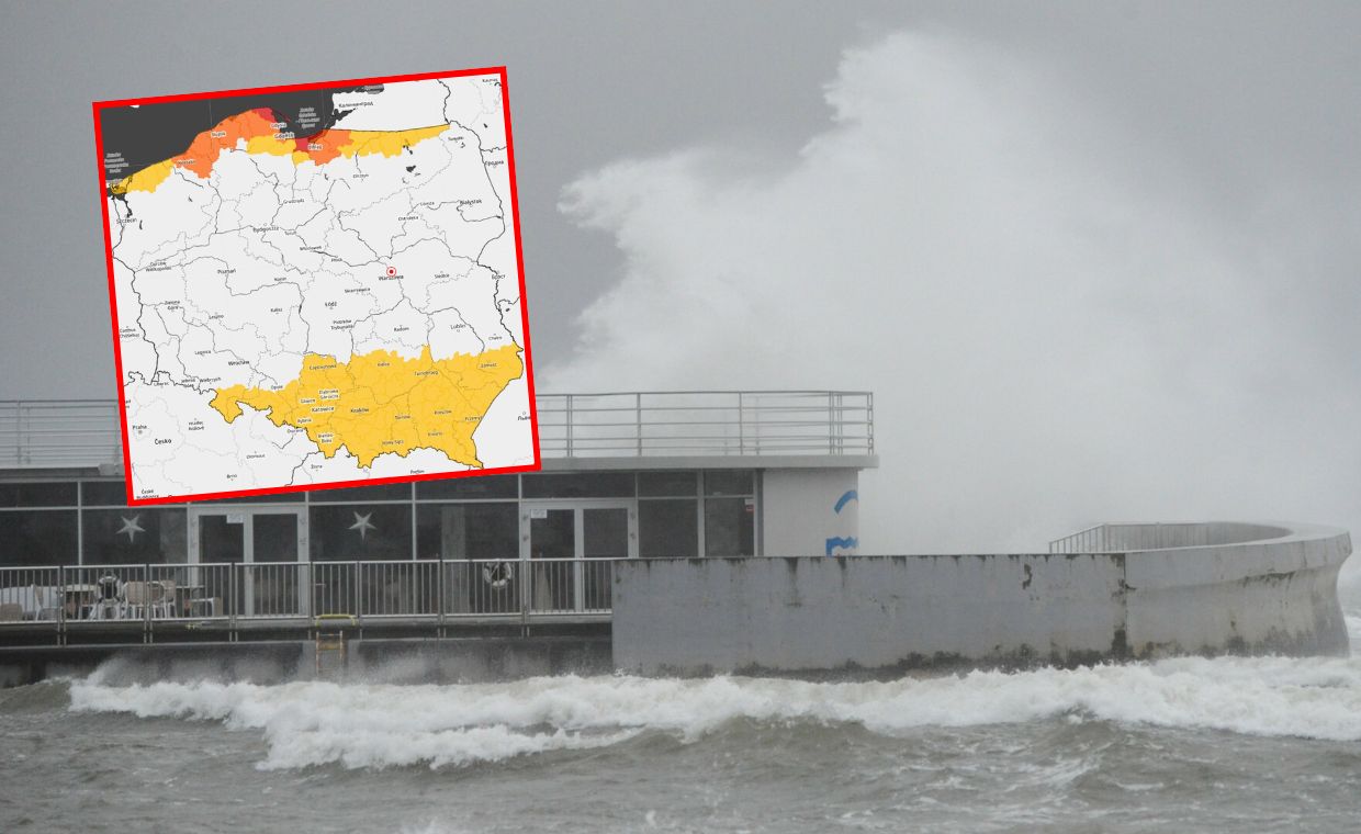 Wiatr do 120 km/h i grad. IMGW ostrzega, wydano najwyższe alerty