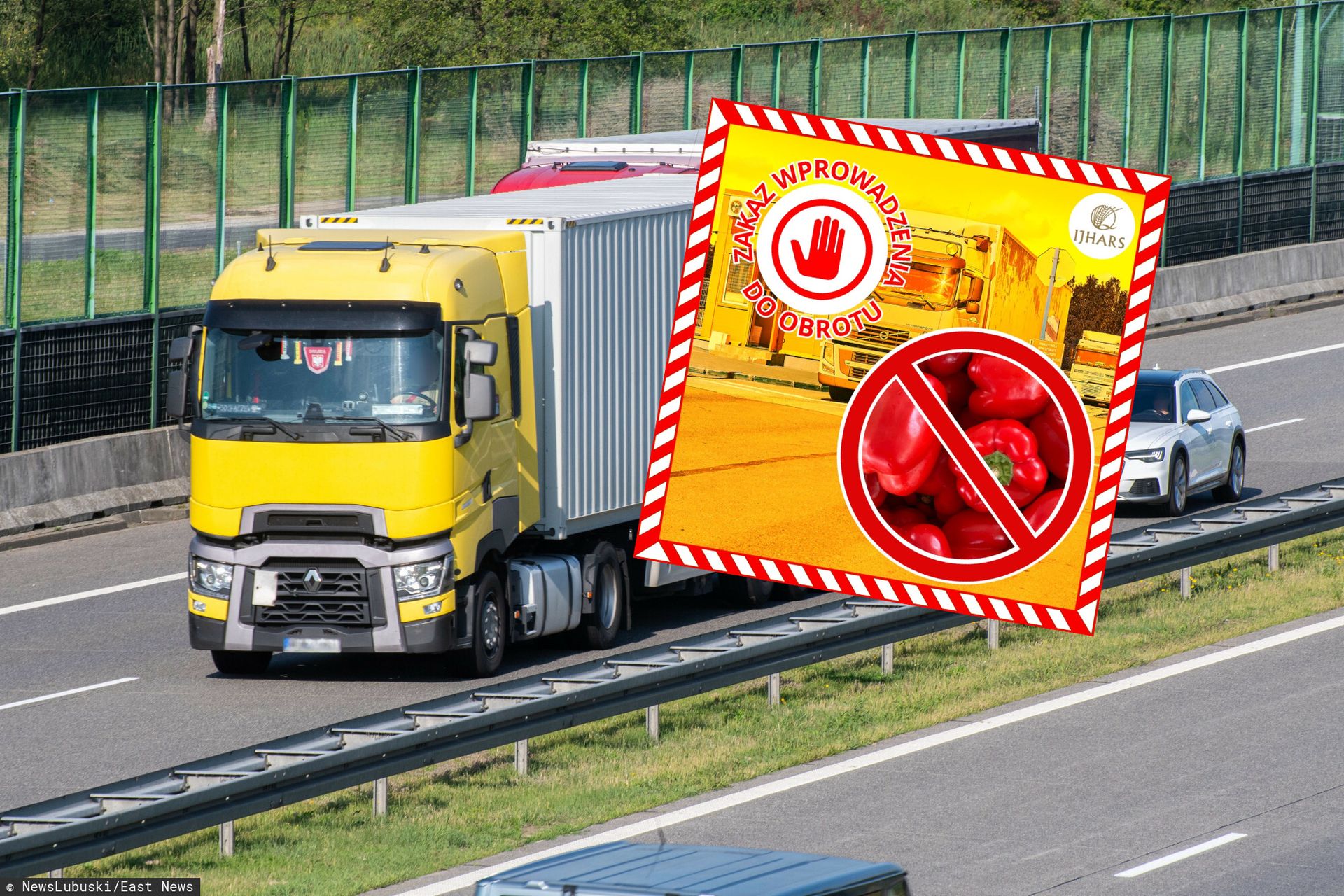 Odrażające odkrycie służb. 15 tys. ton papryki jechało do Polski