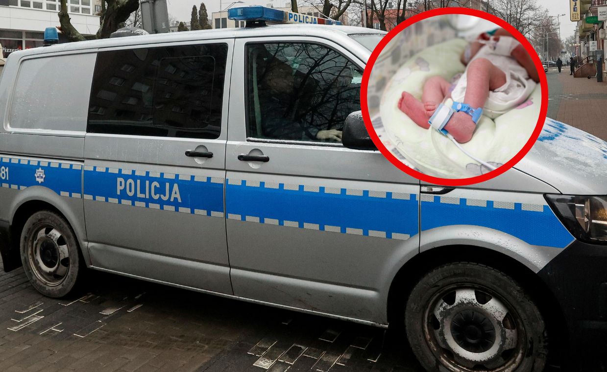 Noworodek w pustostanie. Dziecko było tam z nietrzeźwymi rodzicami