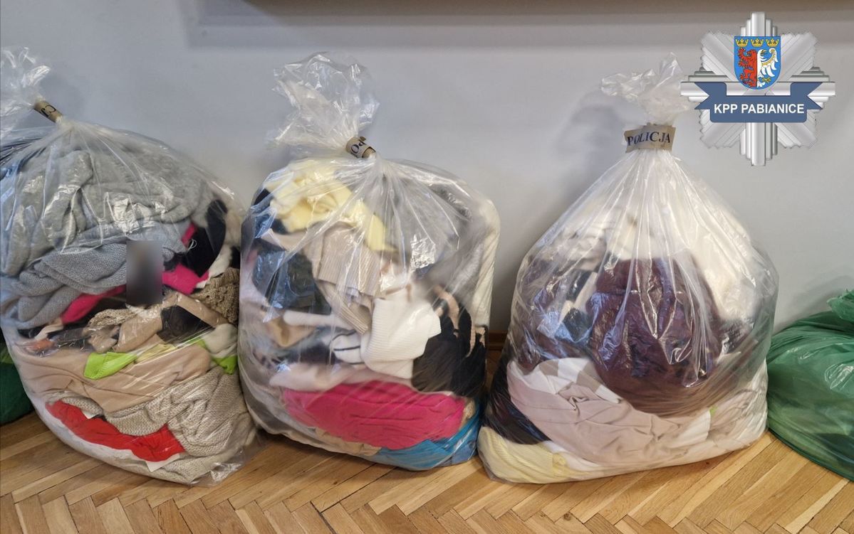 Kradła ubrania z zakładu, w którym pracowała. Wpadła po 2 latach