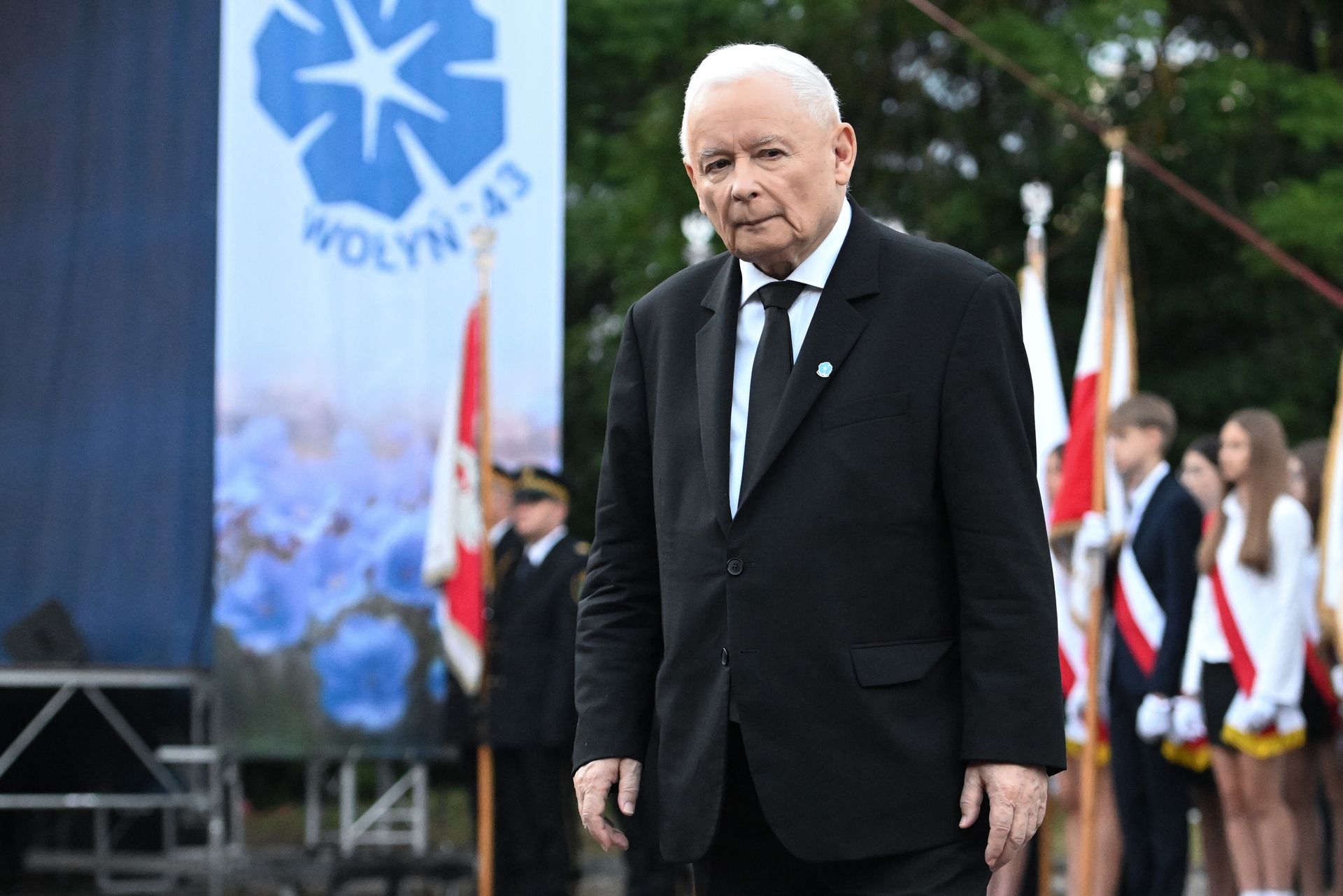Kaczyński zdecydowanie ws. Ukrainy. "Nie może wejść do UE z banderyzmem"