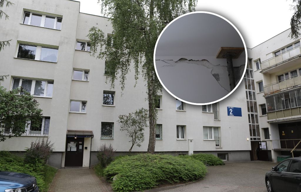 Jest z wielkiej płyty. Ewakuowano lokatorów. Fatalny stan budynku