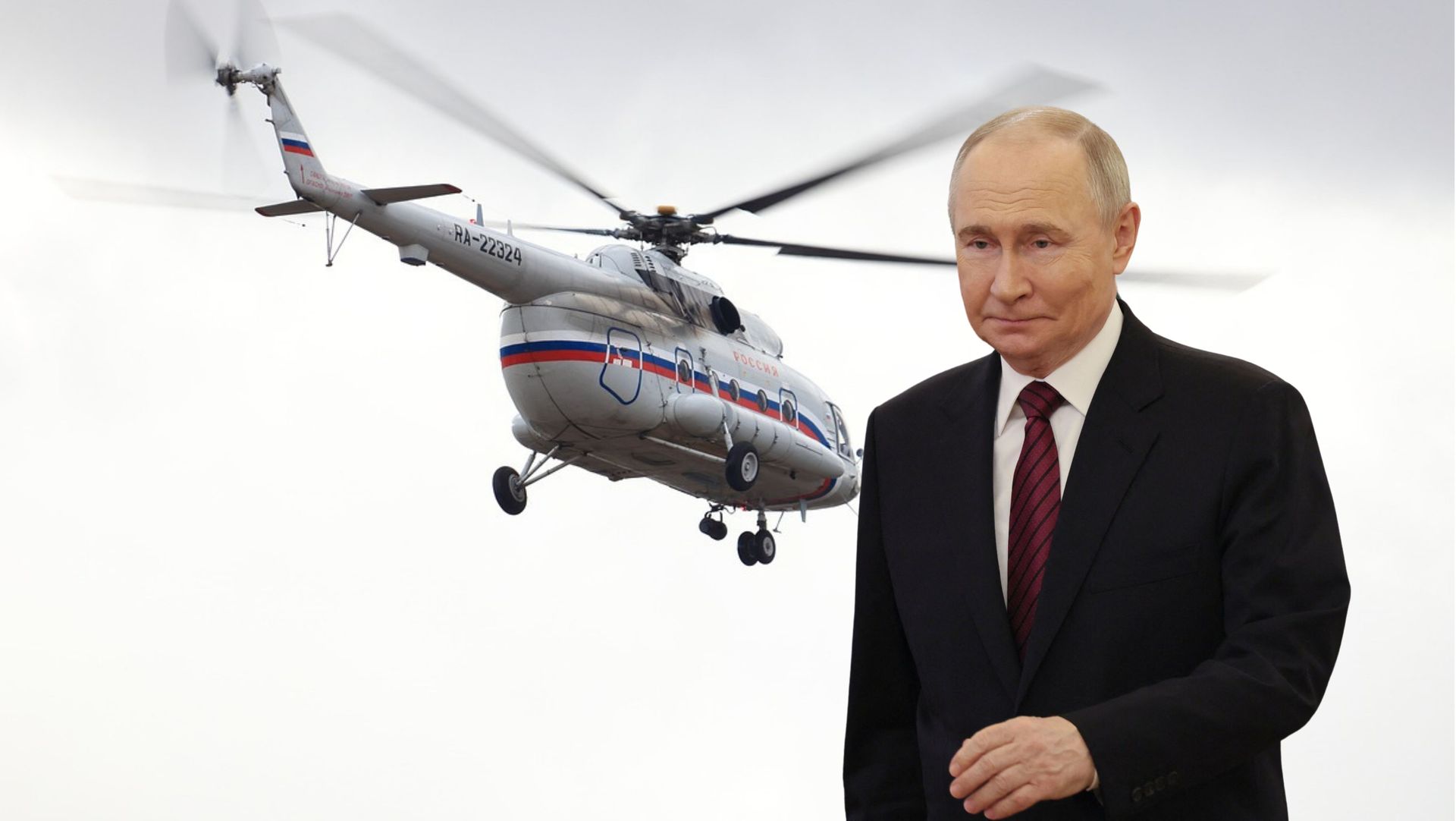 Śmigłowiec Putina zaatakowany? Tak mają myśleć Rosjanie