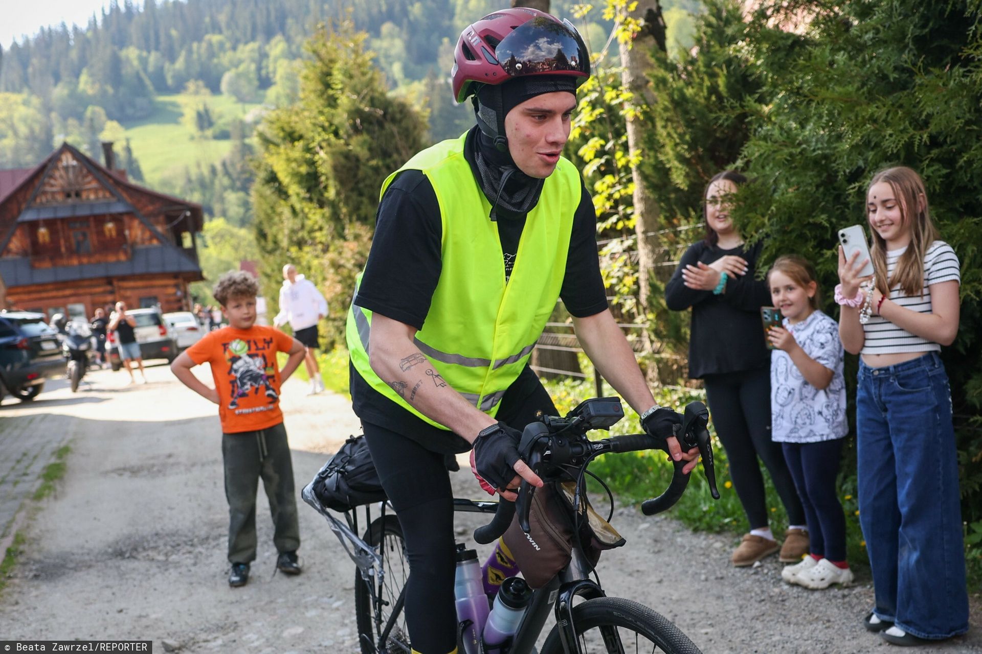 Finał akcji Łatwoganga. Przejechał całą Polskę na rowerze