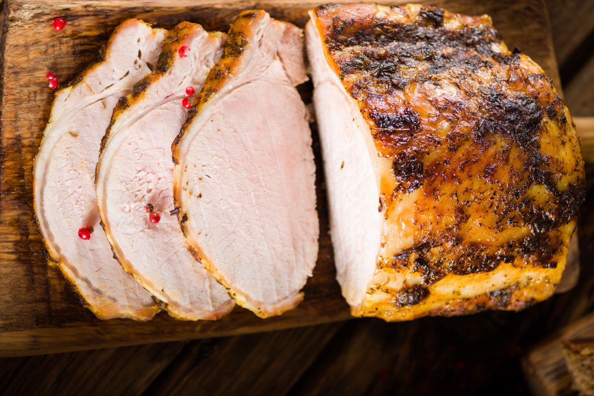 Mój tata robi mistrzowski pieczony schab. Można jeść na kanapkach i do obiadu