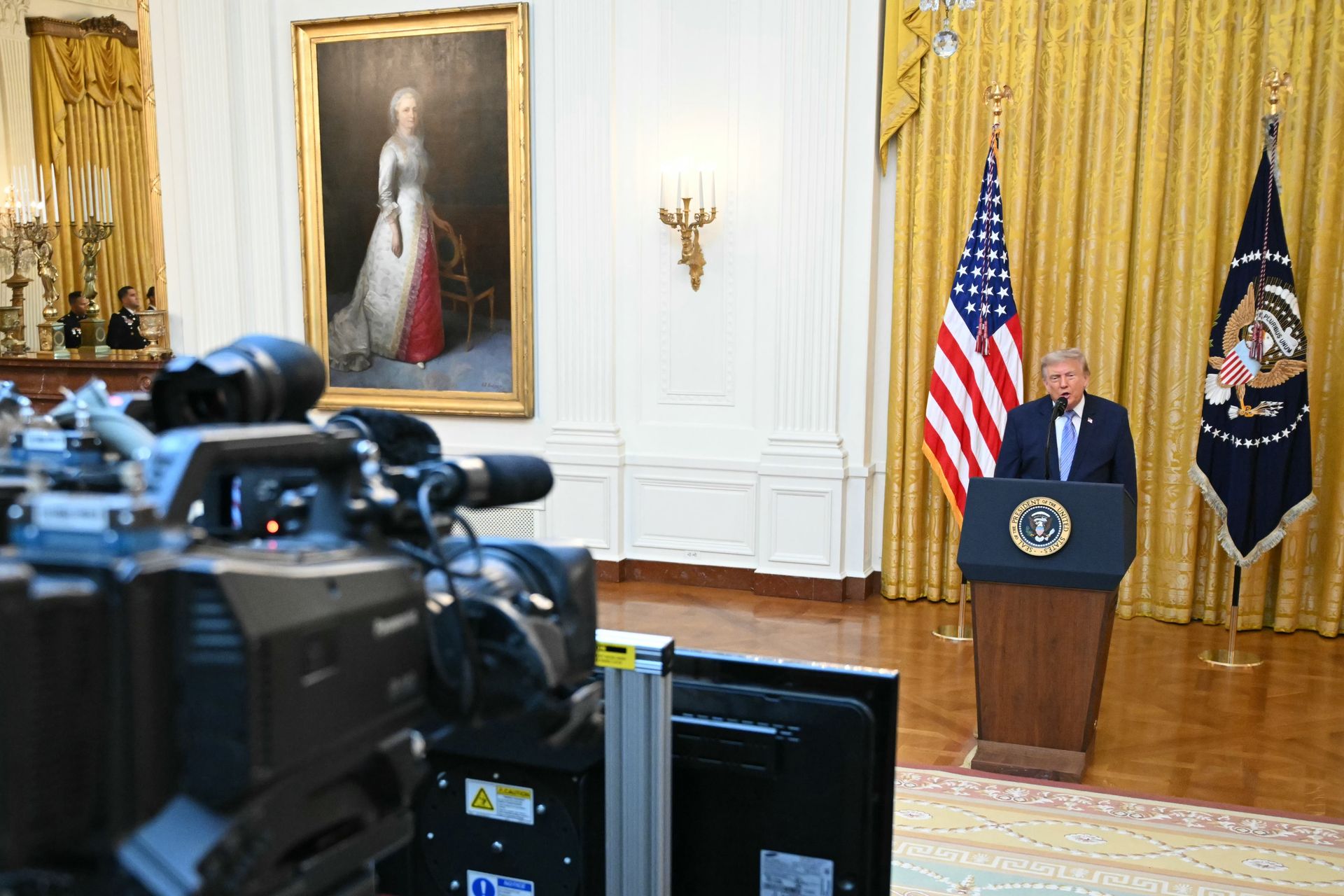 Największe stacje w USA zignorowały przemówienie Trumpa. "To spisek"