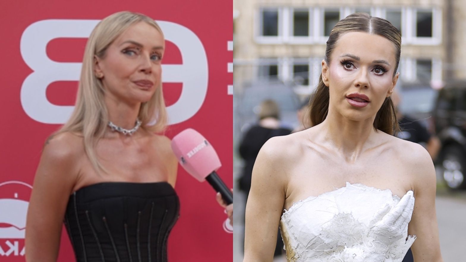 Agnieszka Woźniak-Starak zamieniła z Dodą dwa słowa w Opolu: "Stałyśmy razem za sceną" (WIDEO)