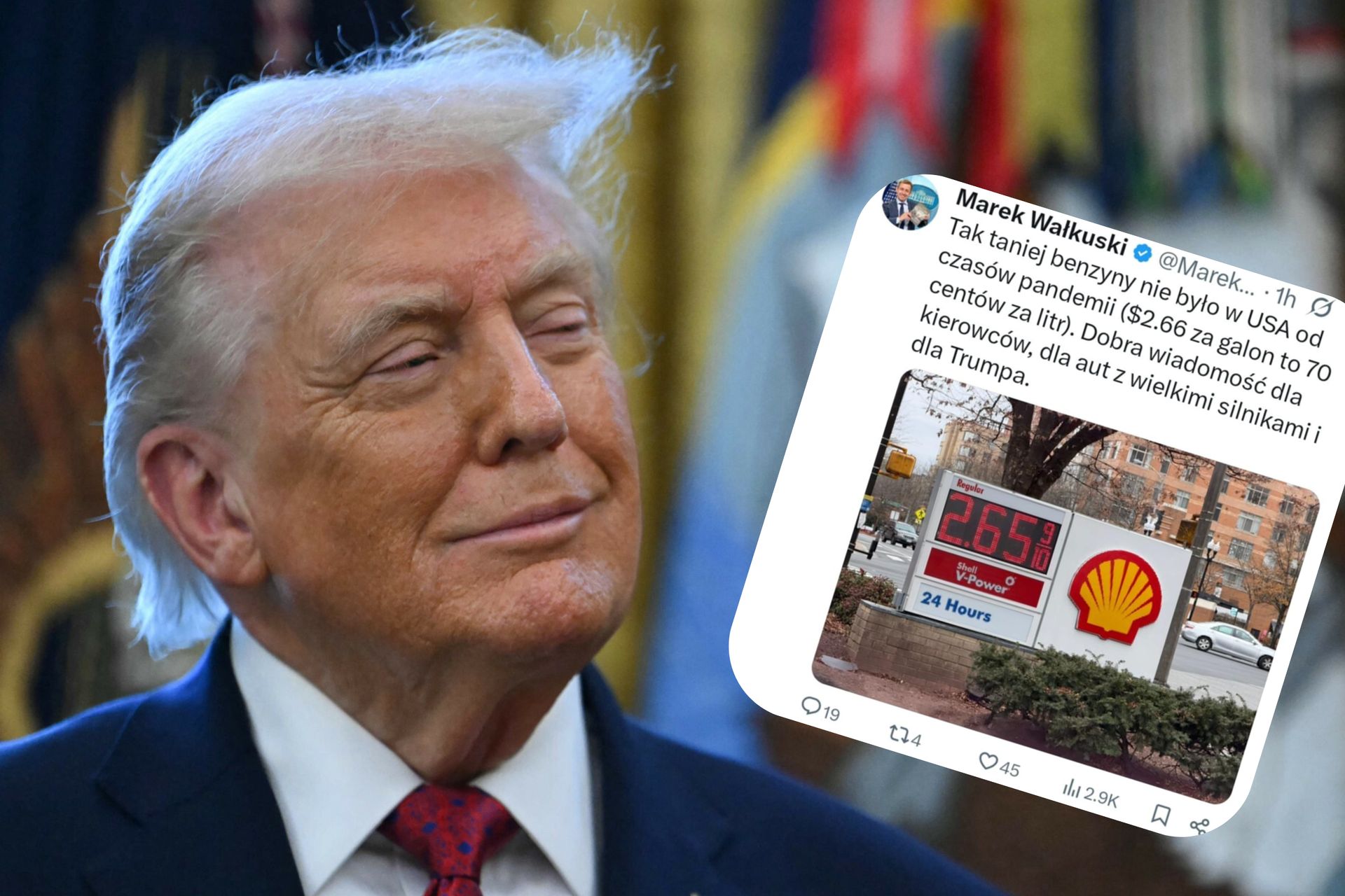 Dobra wiadomość dla Trumpa. Wystarczy spojrzeć na to zdjęcie