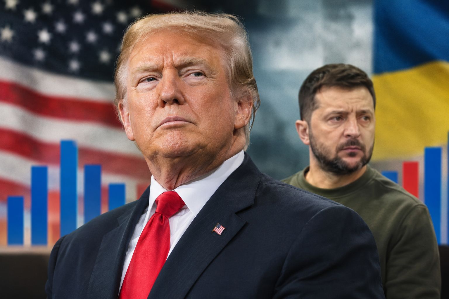Trump choćby w Stanach cieszy się mniejszym poparciem niż Zełenski [OPINIA]