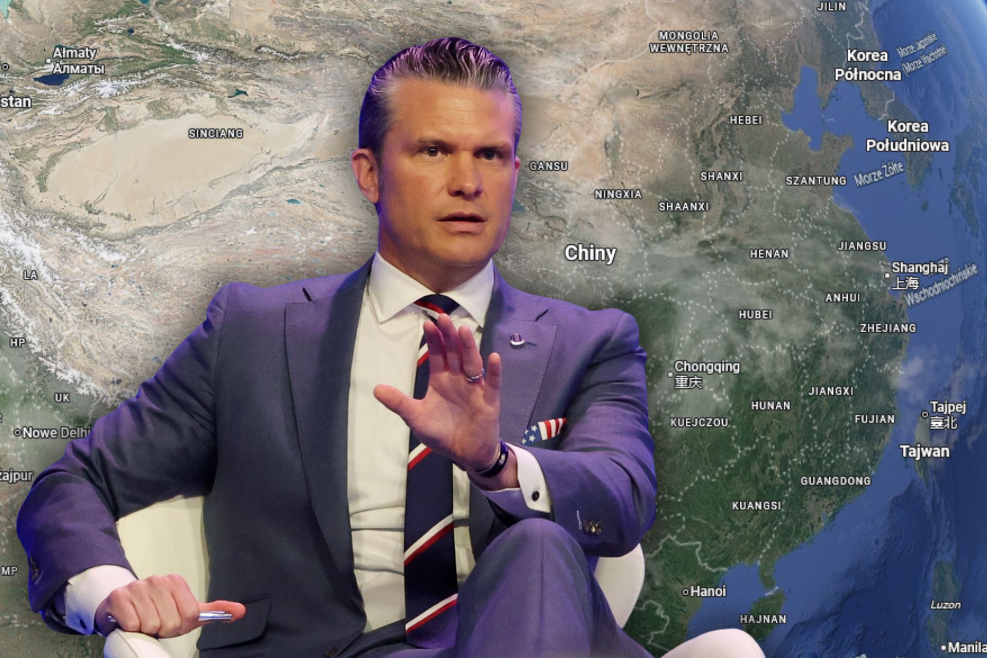 Działo się w nocy. Hegseth upomina Chiny