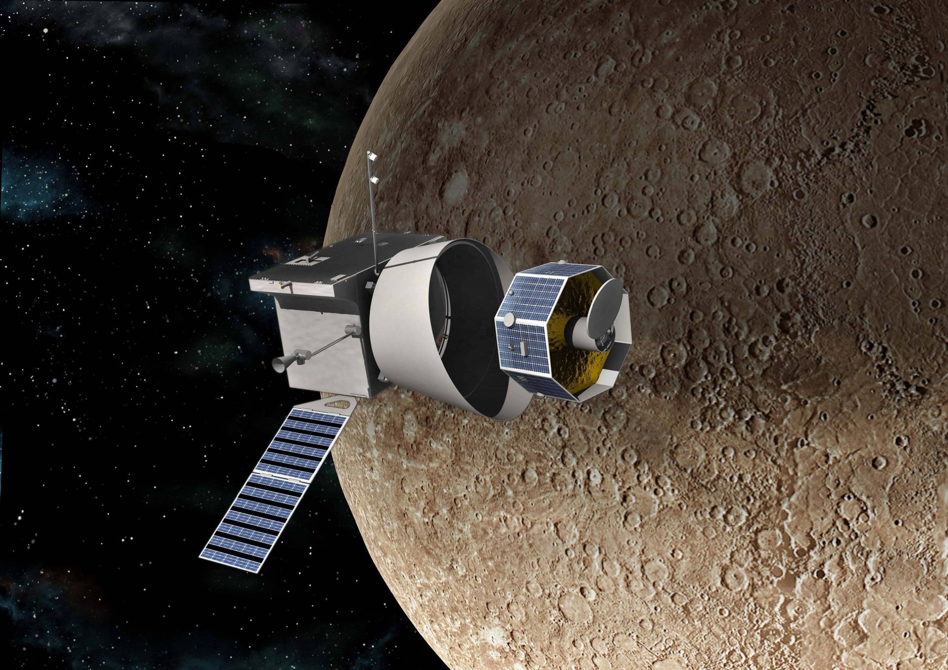 Sonda BepiColombo prawie u celu. W czwartek wejdzie na orbitę Merkurego