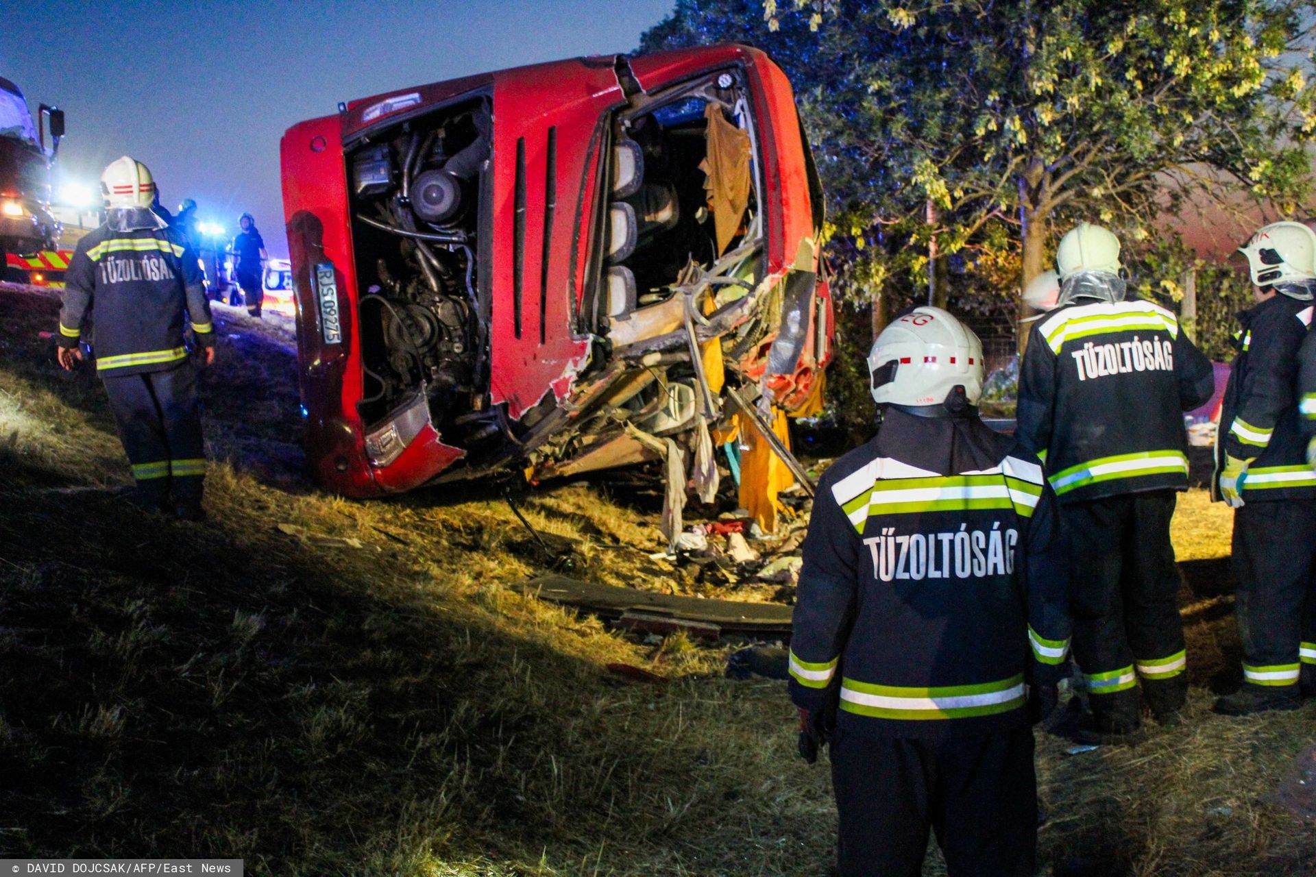 Co z ciałami po katastrofie na Węgrzech? Sołtys zabiera głos