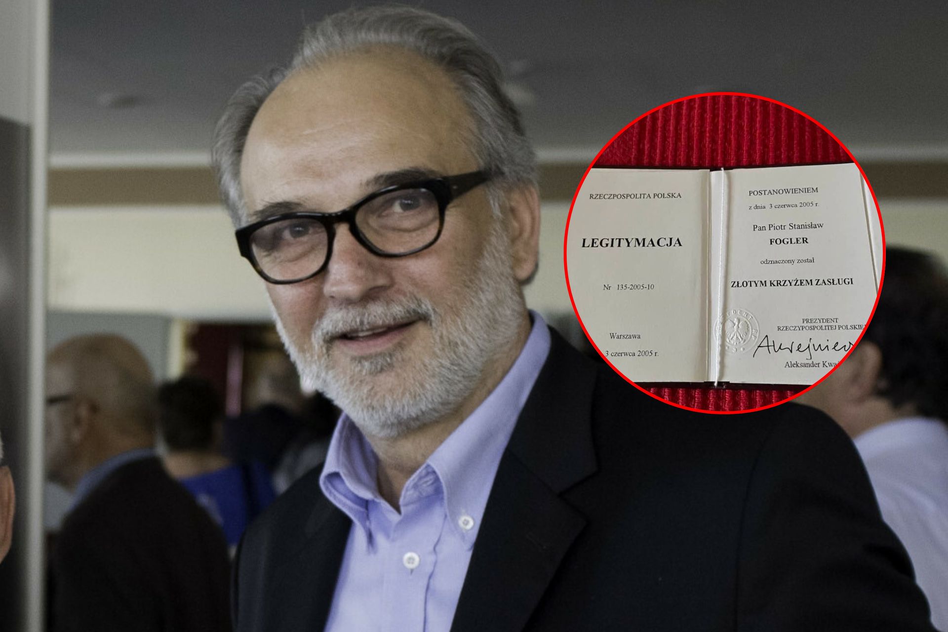 Były polski poseł zrzekł się orderu w proteście przeciw Nawrockiemu