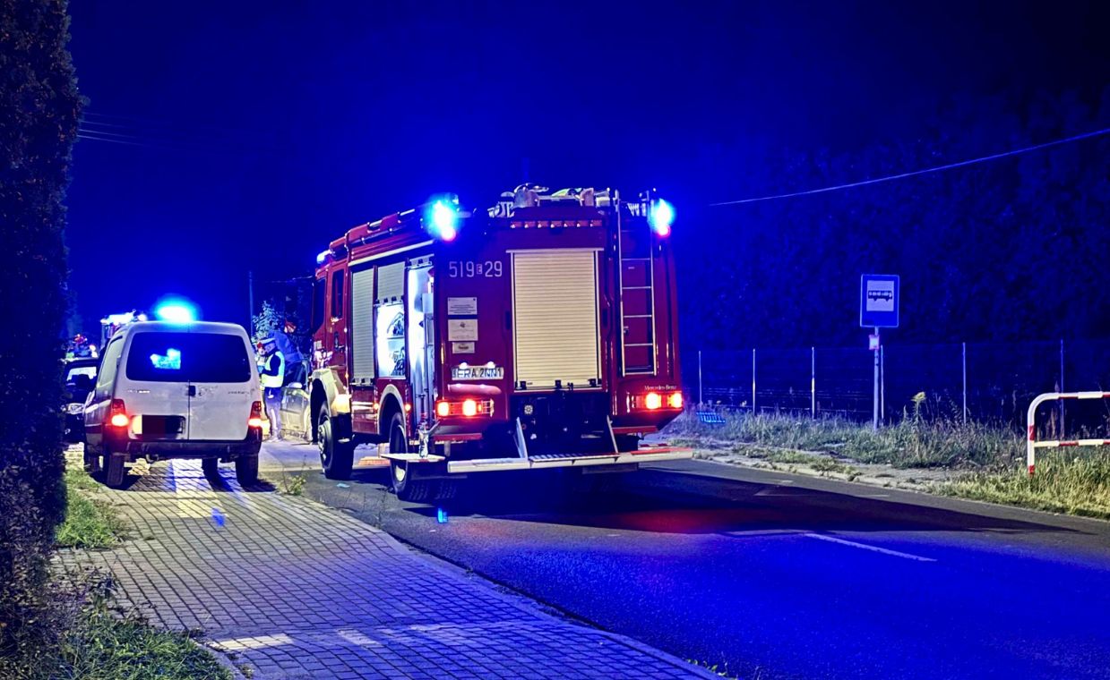 Konie wybiegły na jezdnię. Kierowca w szpitalu