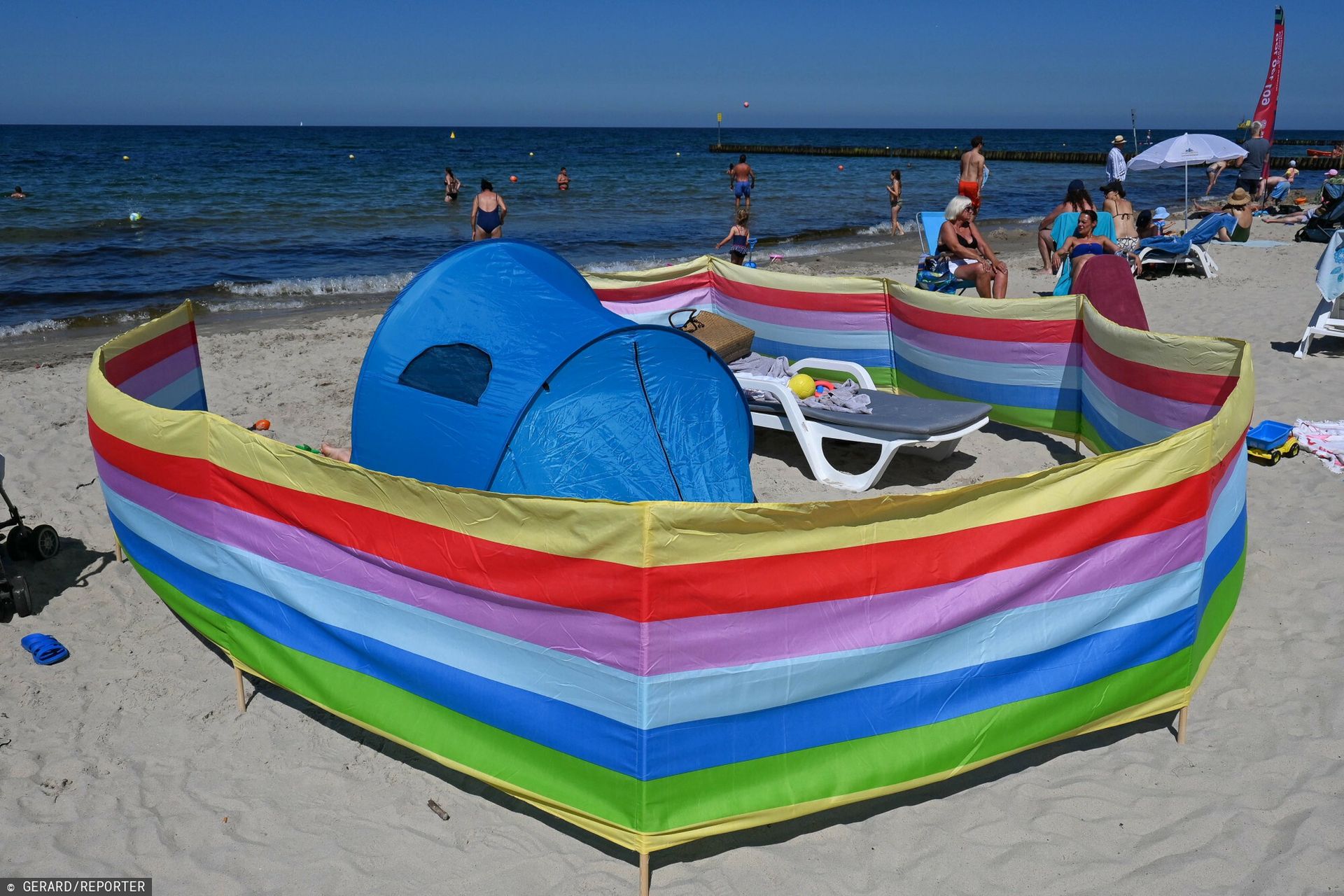 Rozstawiasz parawan na plaży? Możesz zapłacić wysoką karę