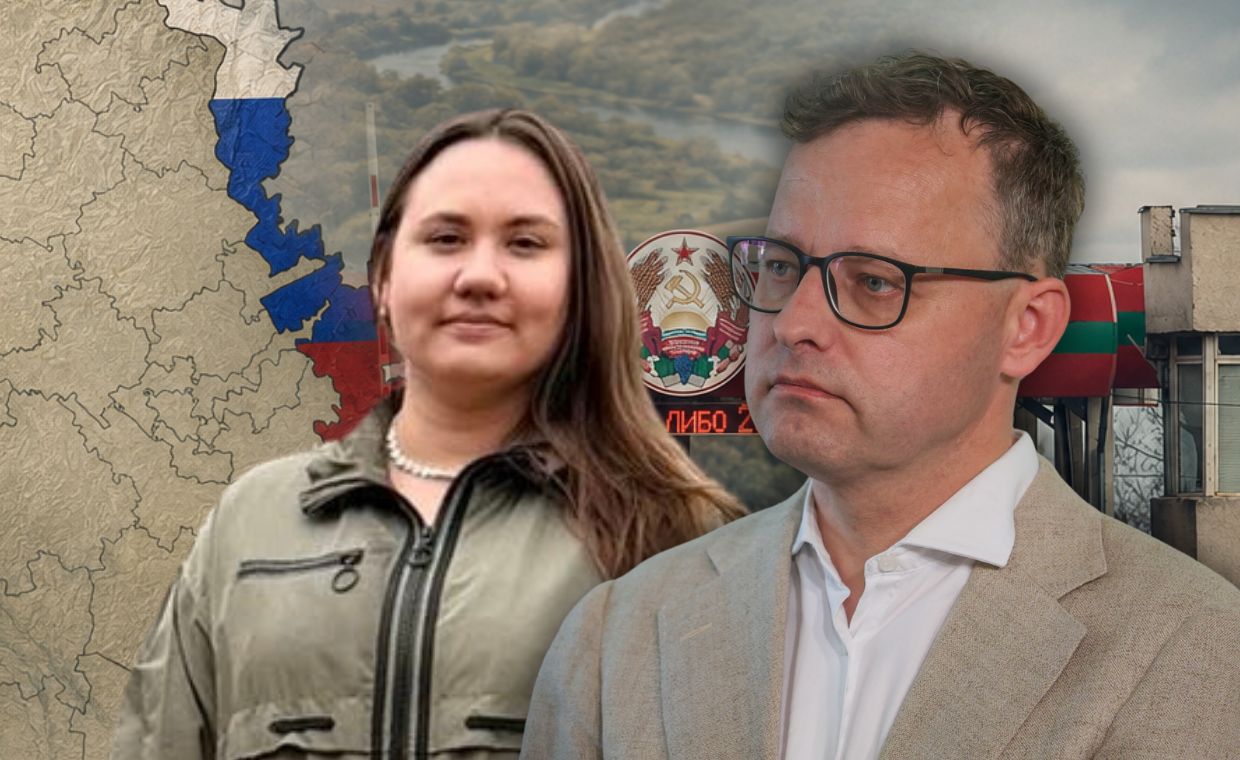 Dyplomatka z Rosji i Romanowski przy jednym stole