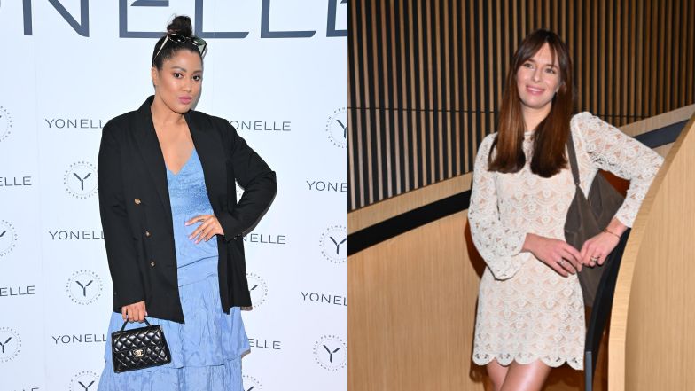 Anna Czartoryska-Niemczycka i Patricia Kazadi brylują na evencie kosmetycznym. Stylowe?