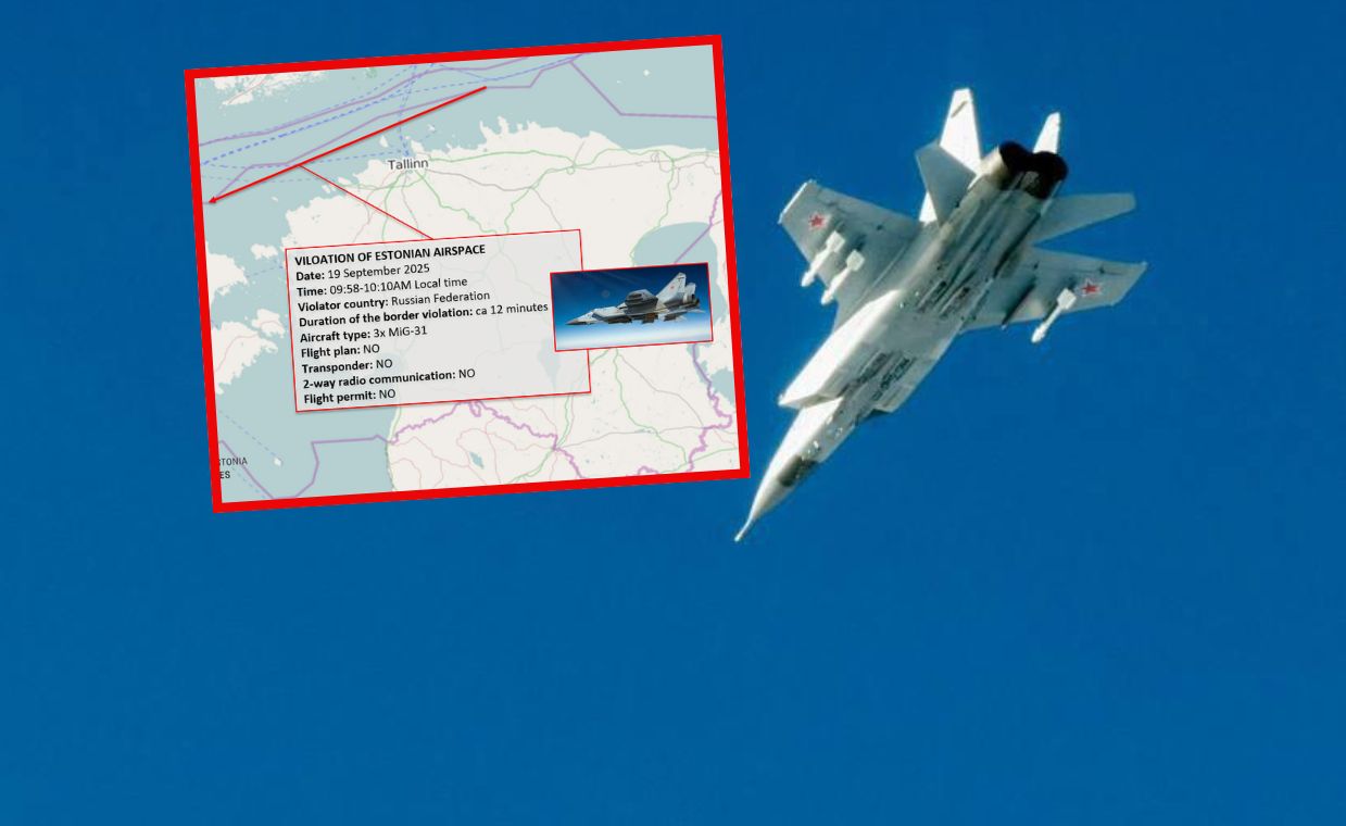 Incydent nad Estonią. Tallin publikuje trasę MiG-ów