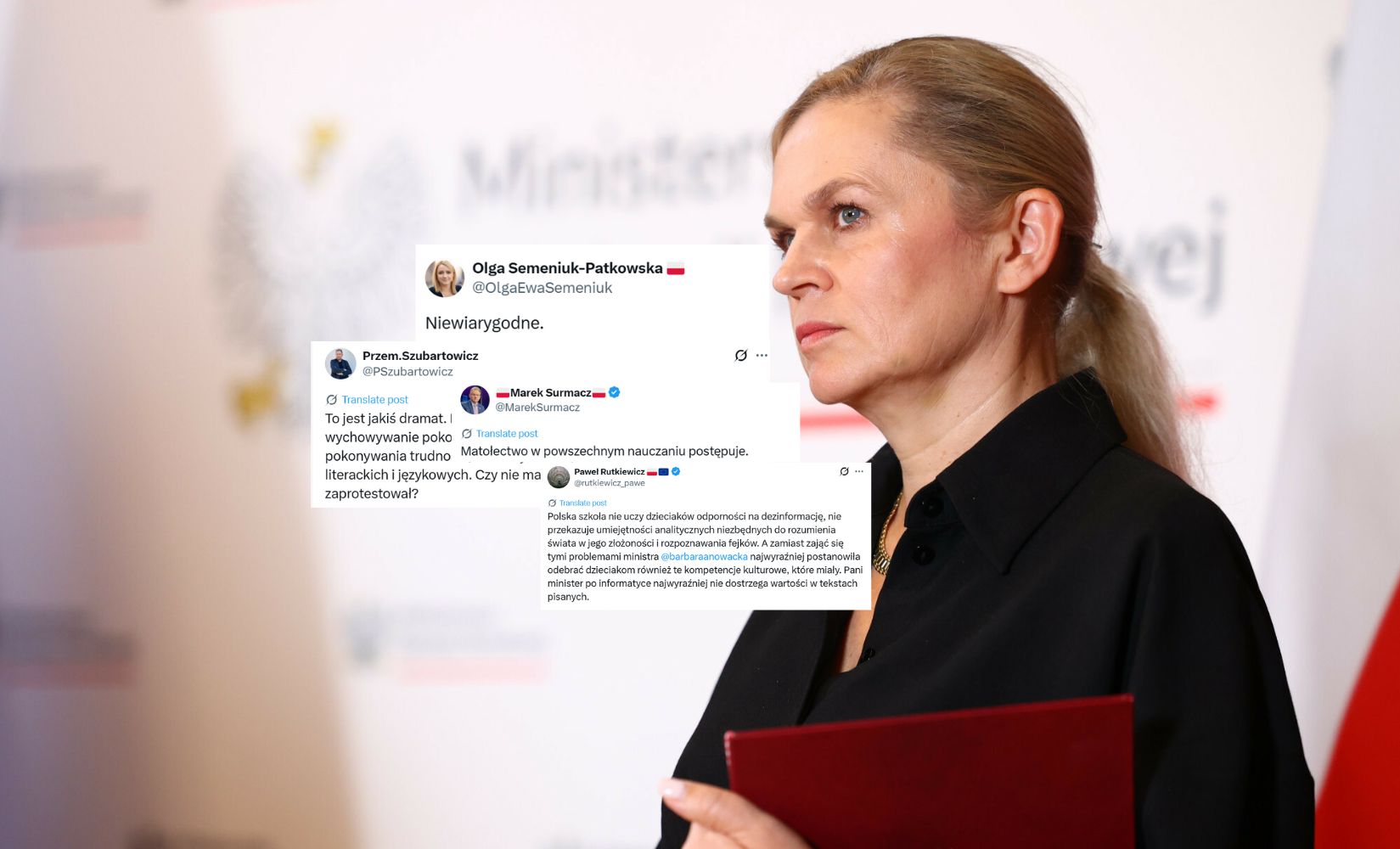 "Niewiarygodne". Gromy na Nowacką po zmianie w liście lektur