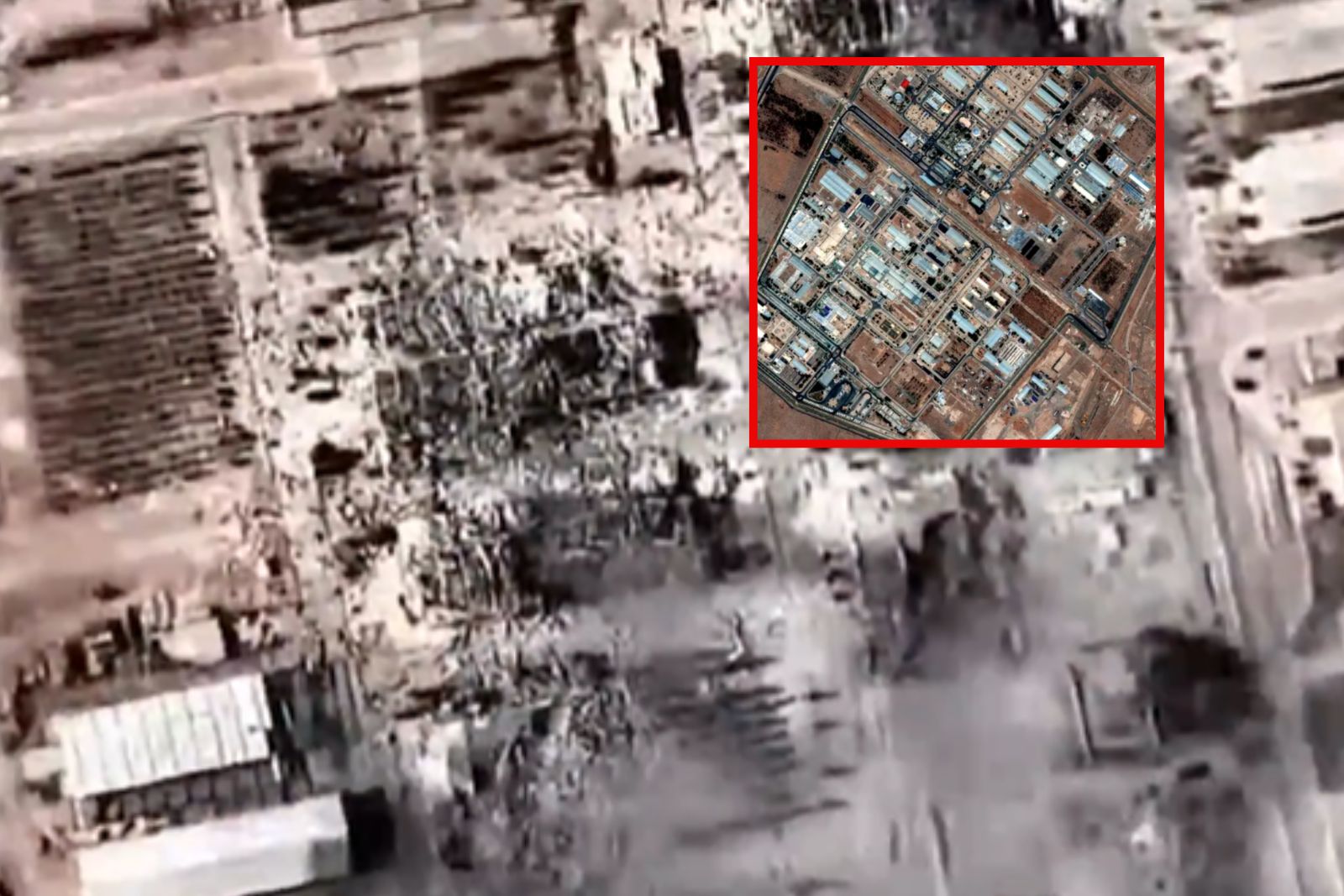 Przed i po. Tak wygląda teraz nuklearny ośrodek w Iranie