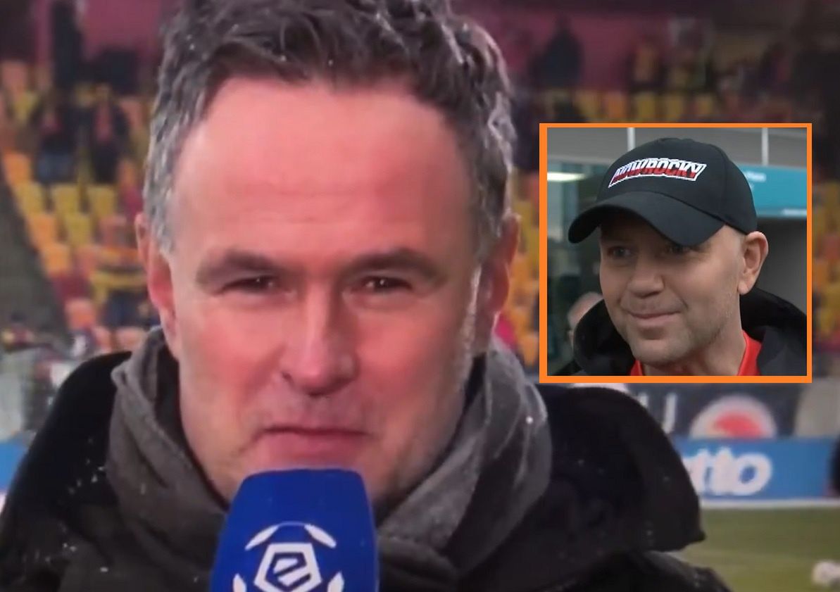 Reporter o "poślizgnięciu" Nawrockiego z kibicami. Szef Canal+ Sport: nie akceptuję tego