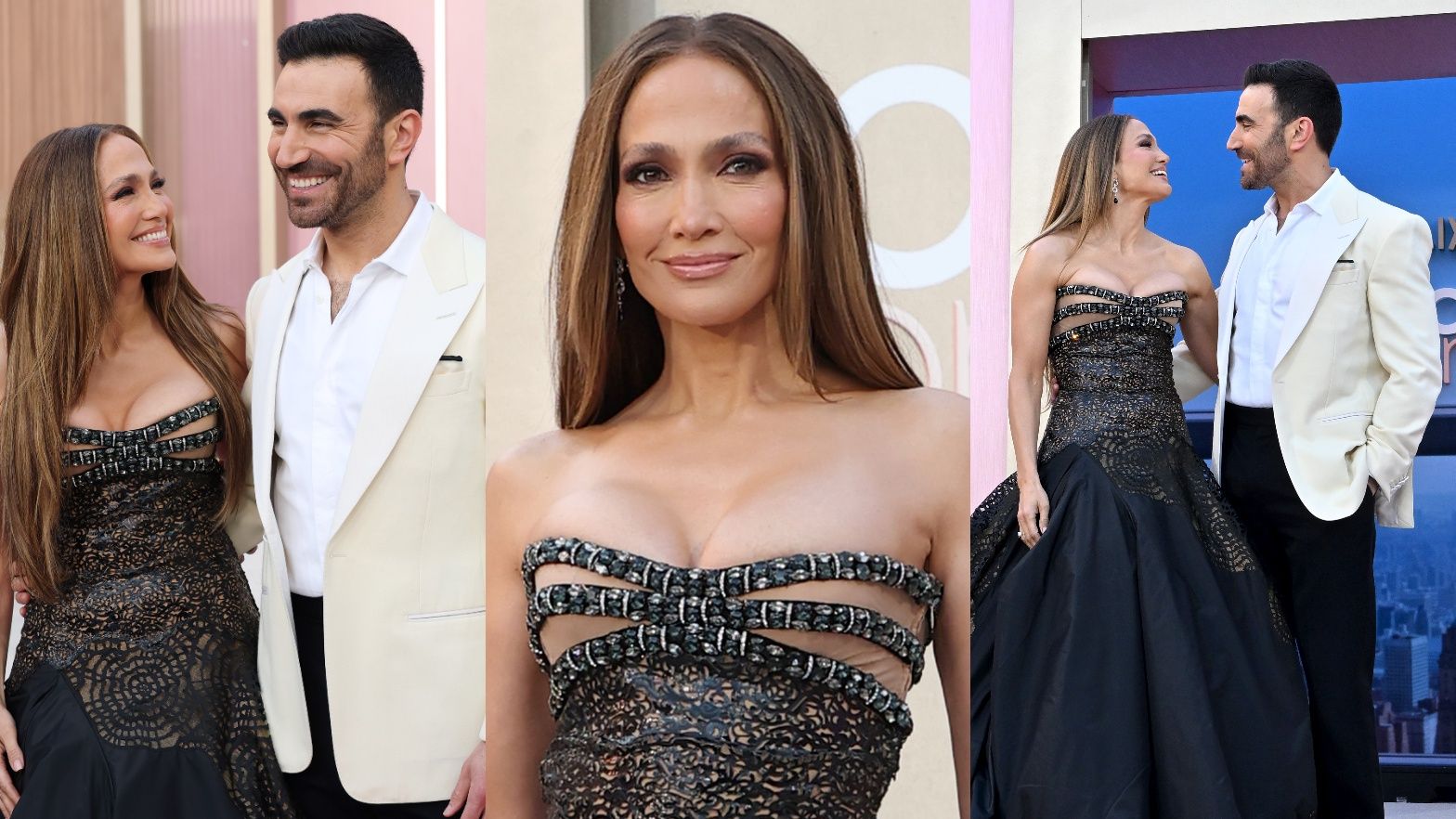 Wydekoltowana Jennifer Lopez po raz kolejny posyła zalotne spojrzenia w kierunku Bretta Goldsteina. Pasują do siebie? (ZDJĘCIA)