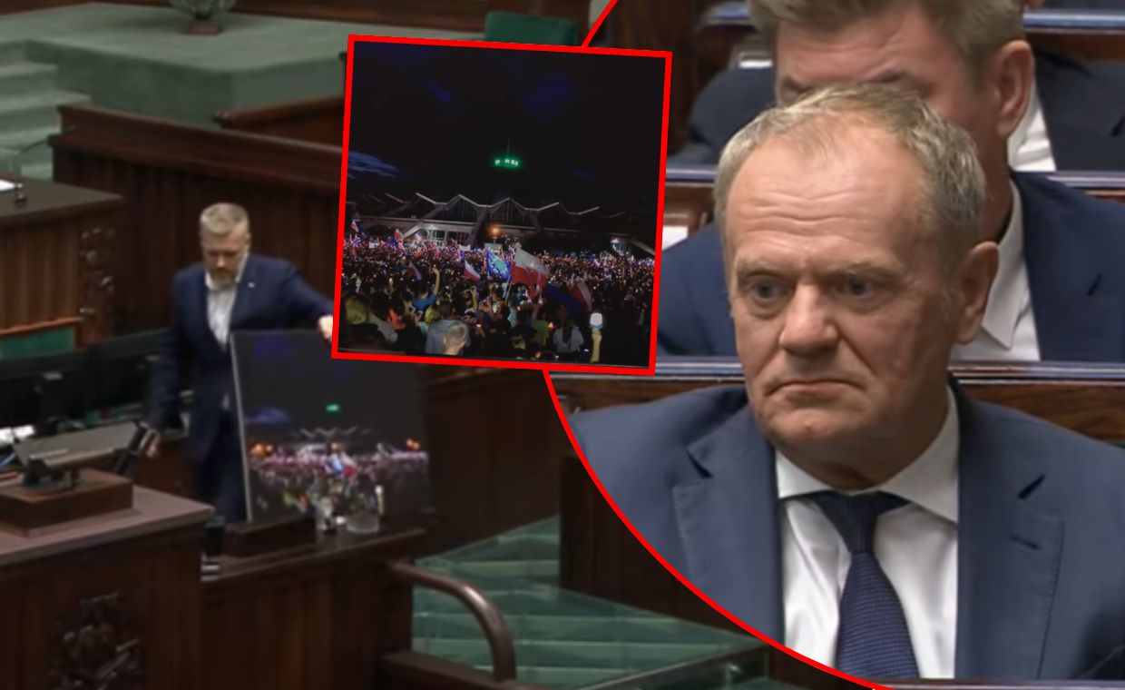 "Niech pan na to patrzy". Zandberg grzmi do Tuska z mównicy