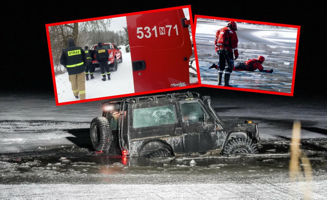 Zdjęcia Polaków na zamarzniętych rzekach hitem sieci. O zdanie pytamy eksperta